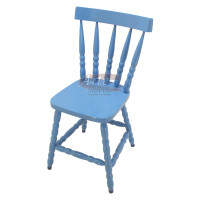 Cadeira Country P Azul Laqueada em Taeda - 2740-3