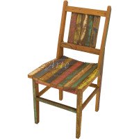 Cadeira Ripada com Tinta - 4914