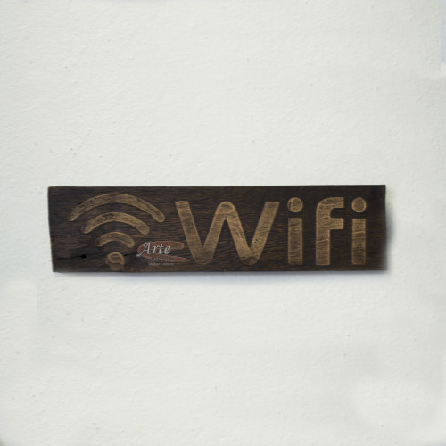 Placa De Decoração "Wifi" - 4884