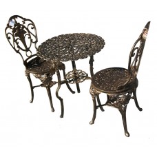 Conjunto de Mesa com 2 Cadeiras - Ouro Velho - 2492