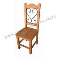 Cadeira de Madeira c/ ferro- 1810