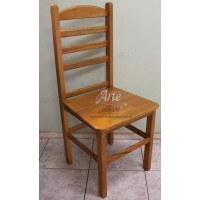 Cadeira Pop Tom Mel em Madeira de Lei - 2291