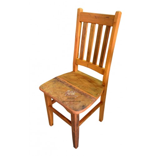 Cadeira de madeira modelo "Alemã" Rústica em Peroba Rosa - 4045
