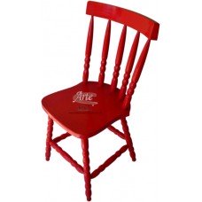 Cadeira Country G Laqueada Vermelha em Taeda - 4674